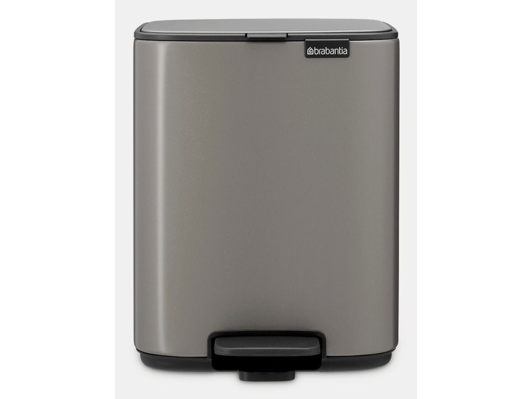 Brabantia Bo, 7 L, Rechteckig, Stahl, Platin, Kunststoff, Terrasse