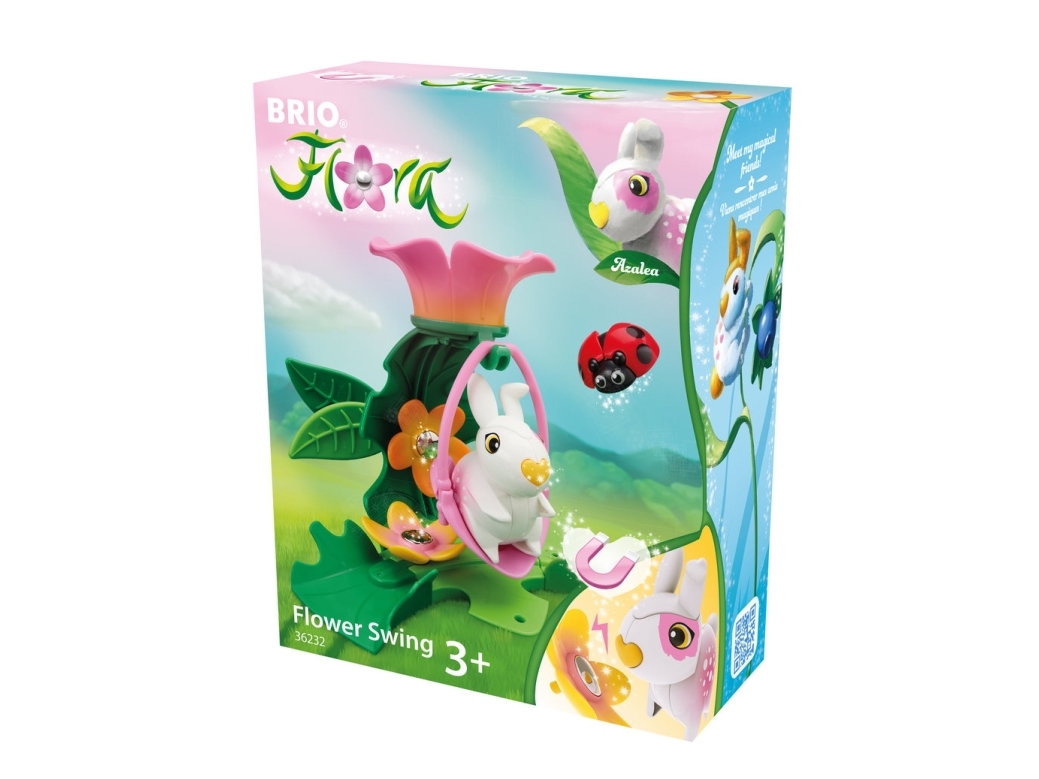 BRIO Azalea Flower Swing, 3 År, Flora, Grøn, Orange, Lyserød, Rød, Hvid