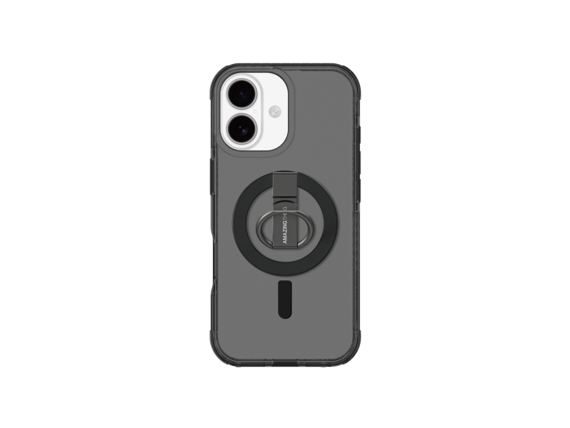 Amazingthing Titan Pro Grip-Ring-Set Case Für Iphone 17 (Magsafe) - Schwarz
