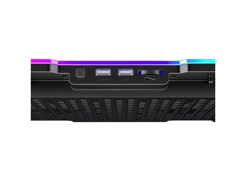 Wozinsky WDCX-A26 NitroCool RGB Gaming Laptop Cooling Pad - Black