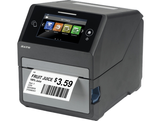 Sato Ct4-Lx, Direkte Termisk/Termisk Overførsel, Pos Printer, 203 X 203 Dpi, 8 Tomme/Sek., 0.08 - 0.19 Μm, 12,8 Cm