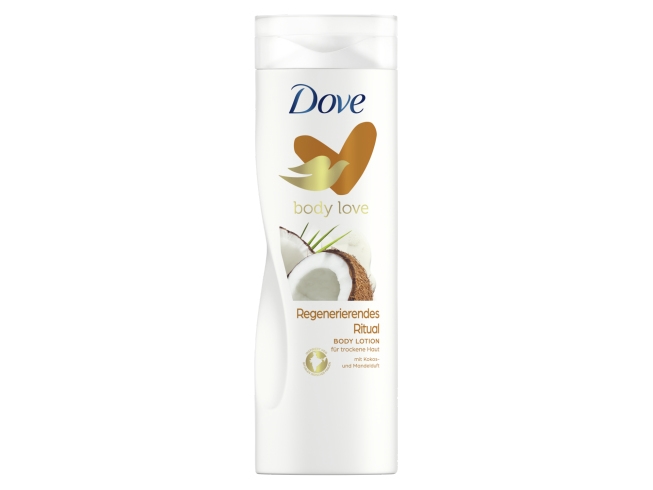 Dove Body Love Body Lotion Regenerating Care For Dry Skin With Coconut And Almond Scent 400Ml