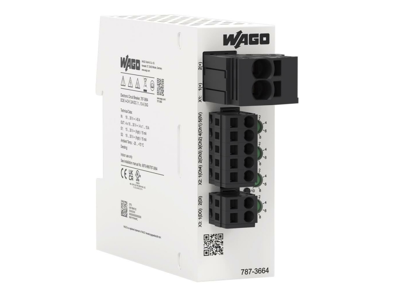 Wago 787-3664, Pienoiskatkaisija, IP20, 24 V