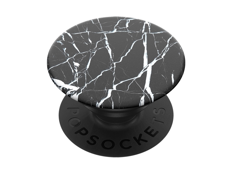 PopSockets PopSockets PopGrip - Extendable Base and Holder for Smartphones and Tablets with Removable Top - Black Marble