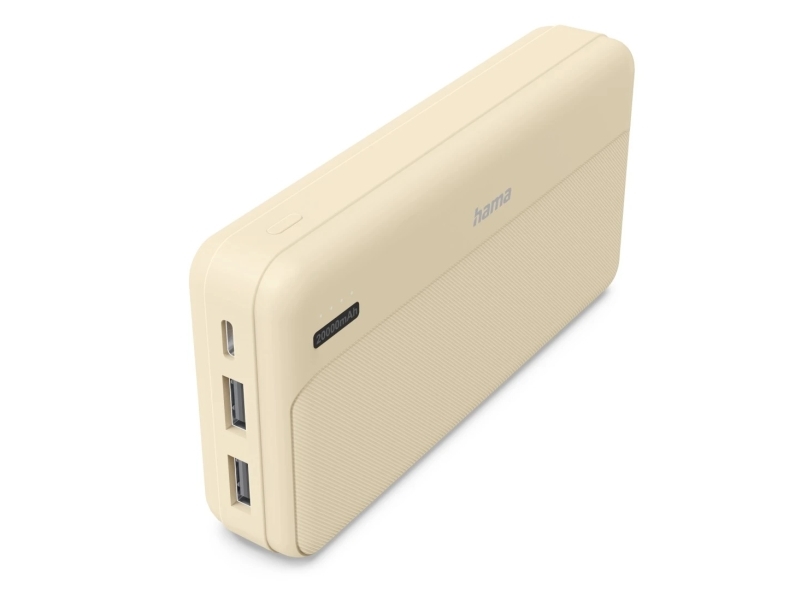 Hama Pocket 20, 20000 Mah, Lithium-Polymer (Lipo), Sand
