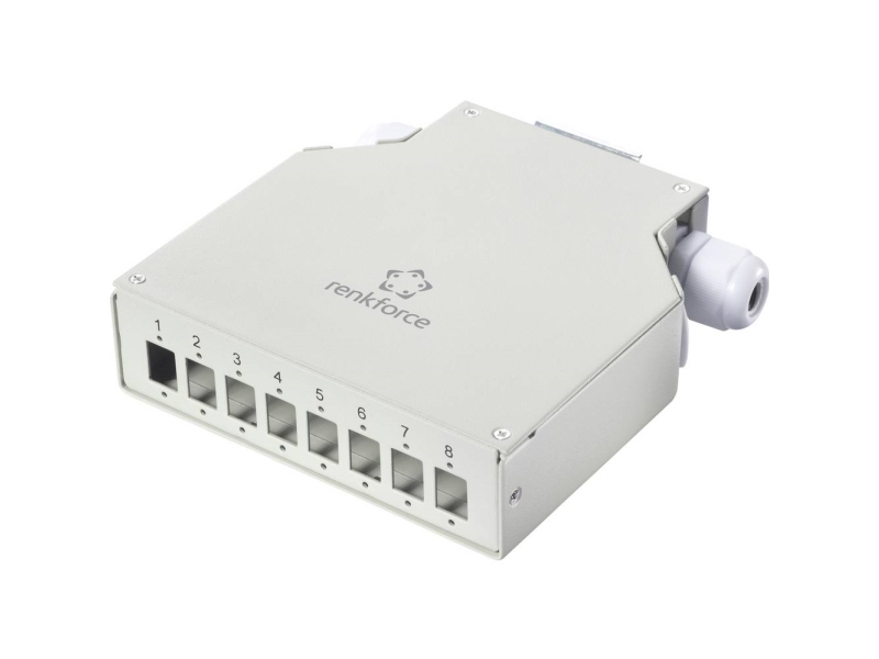Renkforce Rf-7187896 Dinskinne-Adapter 8 Porte Ikke Bestykket
