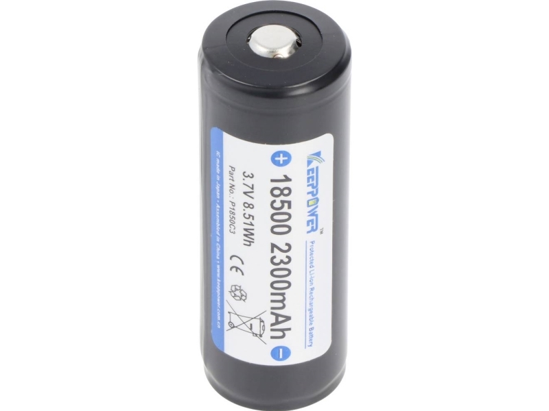 Keeppower Special-batteri 18500 Litium 3.7 V 2300 mAh 1 stk