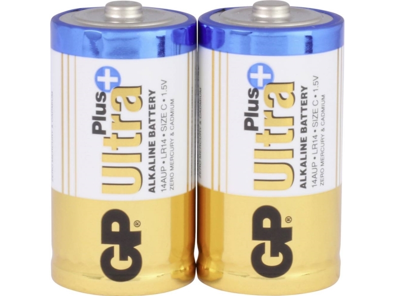 C-batteri R14 GP Ultra Alkali-mangan 1.5 V 2 stk