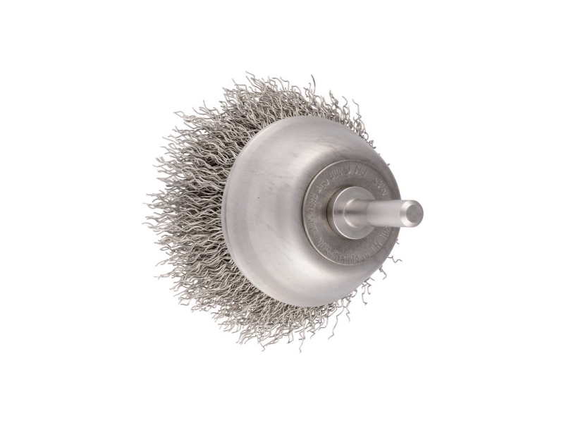 Pferd Tools Hest Pferd Inox-Total Topfbürste Unverzinnt Rbuit Ø50 Mm Schaft-Ø6 Mm Edelstahl-Draht-Ø0,30 Mm Tbuit 5010/6 Inox 0,30 43210006 10 Stk