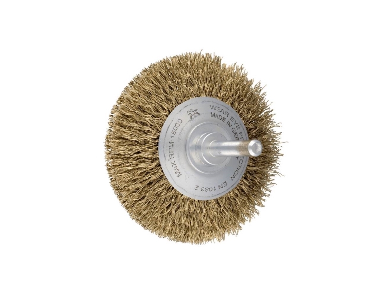 Pferd Tools Hest Pferd Kegleformet Kbu Ø70x10mm Skaft-Dia. 6 Mm Messingbelagt Ståltråd-Dia. 0,25 Mm Kbu 7010/6 Lit Stm 0,25 43220062 10 Stk