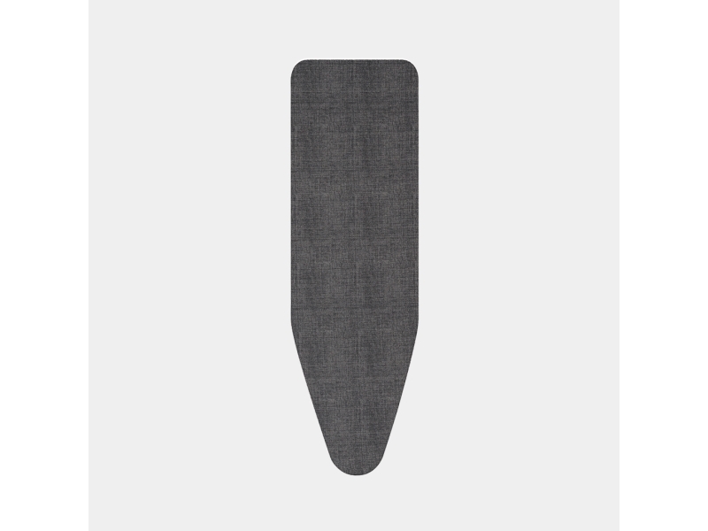 Brabantia 132186, Betræk til strygebræt, Bomuld, Sort, Monokromatisk, 1240 x 380 mm, 1 stk