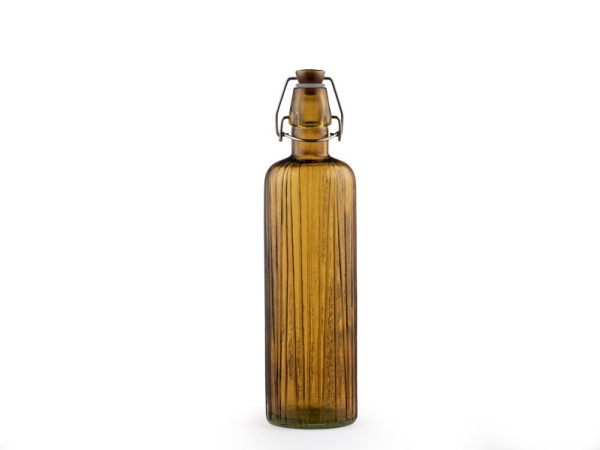 Bitz Kusintha, 750 Ml, Glas, Ravfarvet, 6 Stk, Fliplåg, 8 Cm