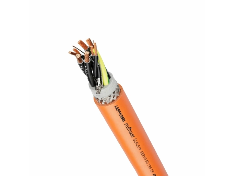 LAPP ÖLFLEX® SERVO FD 796 CP servokabel 4 G 1.5 mm² + 2 x 1.5 mm² orange 27959/50 50 m | EL Artiklar - Kablar och ledningar - Styrkablar | GameStuff