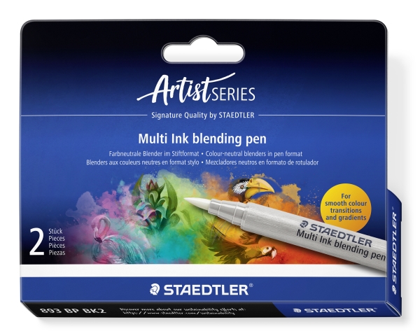 Staedtler 893 BP BK2, Rör, Grå, Vit, Translucent, Tyskland | Hobby - Färg vattenbaserad - Olika akrylfärger | GameStuff