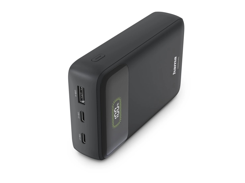 Hama Pd20-W20, 20000 Mah, Lithium Polymer (Lipo), Quick Charge 3.0, Power Delivery 3.0, 3,85 V, 22,5 W, Anthracit
