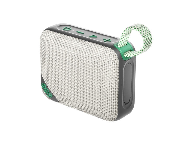 Bluetooth-Lautsprecher Qcy Sp2 Ip67 Mit Rgb-Beleuchtung, Stereomodus - Grau/Grün