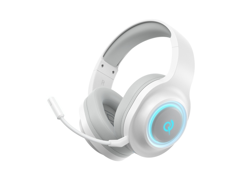 Qcy Heroad V200, Kabel & Trådløs, 20 - 40000 Hz, Spil, Headset, Hvid