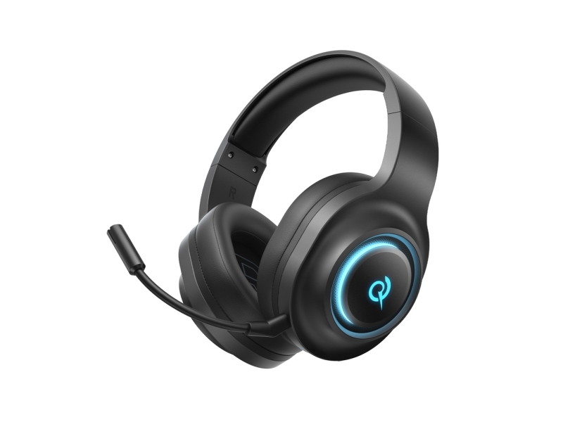 Gaming-Headset Qcy V200 Pro Kabelgebunden Mit 7.1-Sound Und Abnehmbaren Mikrofon - Schwarz