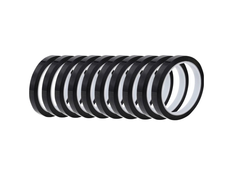 TRU COMPONENTS ESD-tape 10 stk Sort (L x B) 36 m x 10 mm Antistatisk gitter
