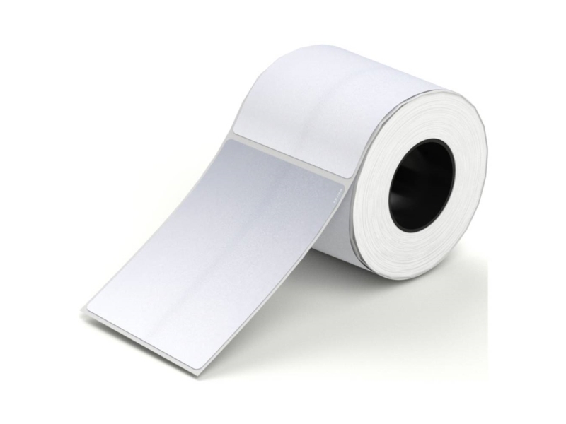 Niimbot Mærkatrulle 50 X 70 Mm Sølv 100 Stk 1Ed00383402 Universelle Etiketter