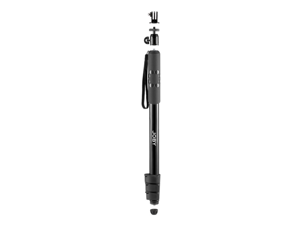 Joby Compact, 44 Cm, 1/4 Zoll, Aluminium, Kunststoff, Gummi, Stahl, Schwarz, Rot