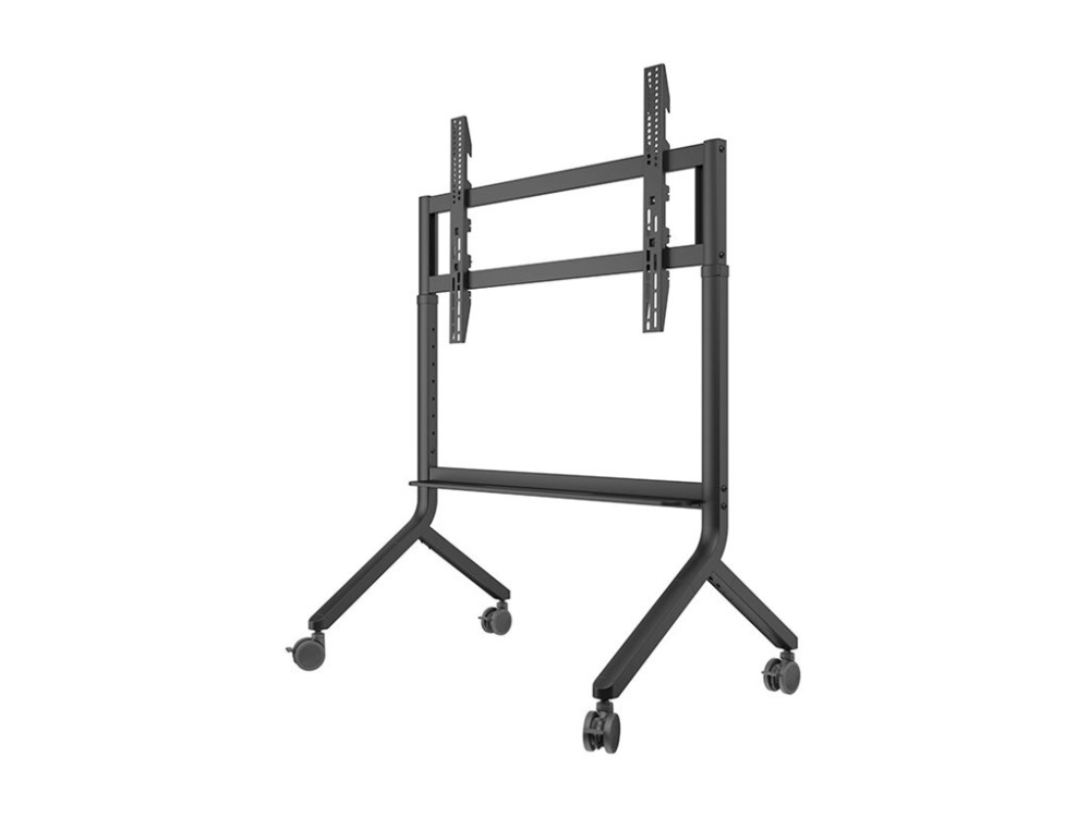 Multibrackets M Collaboration Floorstand - Vogn Med Hjul - For Interaktivt Fladt Panel - Låsbar - Koldvalset Stål - Sort Antracit - Skærmstørrelse: 5