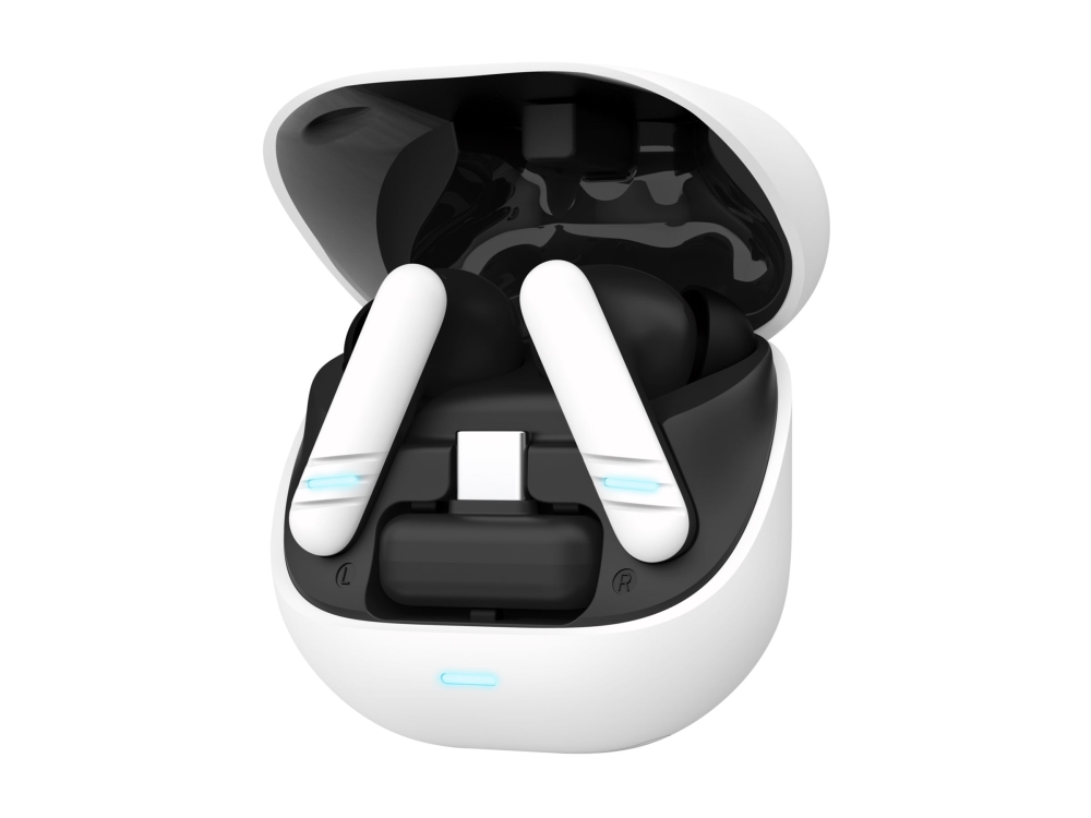 Trust Gaming Gxt 409 Oxxie - Ægte Trådløse Øretelefoner Med Mik. - I Øret - Bluetooth/2,4 Ghz Radiofrekvens - Støjisolerende - Hvid