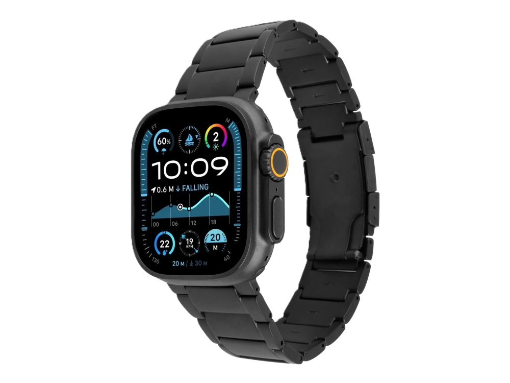 Fixed Titanium Strap, Gurt, Smartwatch, Titan, Apple, Apple Watch 44/45/46/49Mm, Titan, Edelstahl