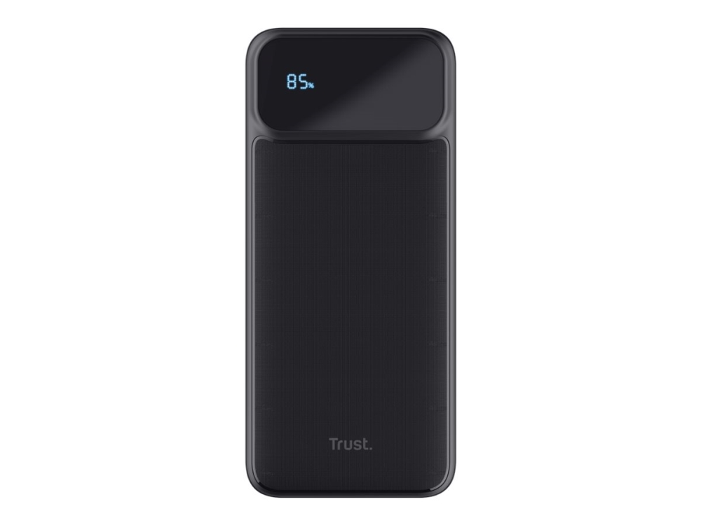 Trust Avala - Powerbank - 20000 Mah - 20 Watt - Qc 3.0, Pd - 2 Output-Stikforbindelser (Usb) - På Kabel: Usb-C - Sort