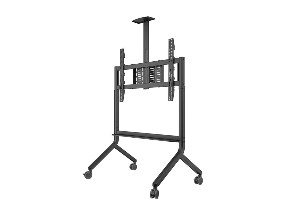 Multibrackets M Collaboration - Vogn med hjul - for fladt panel - sort - skærmstørrelse: 65-100 - monteringsgrænseflade: op til 1200 x 600 mm