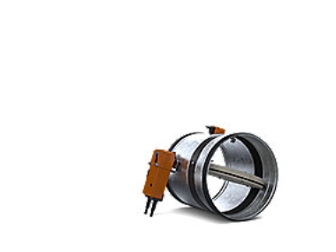 SMAY Brandspæjd, 160mm, 230V - Brand og røg spjæld, 160 mm, Belimo fjeder retur aktuator