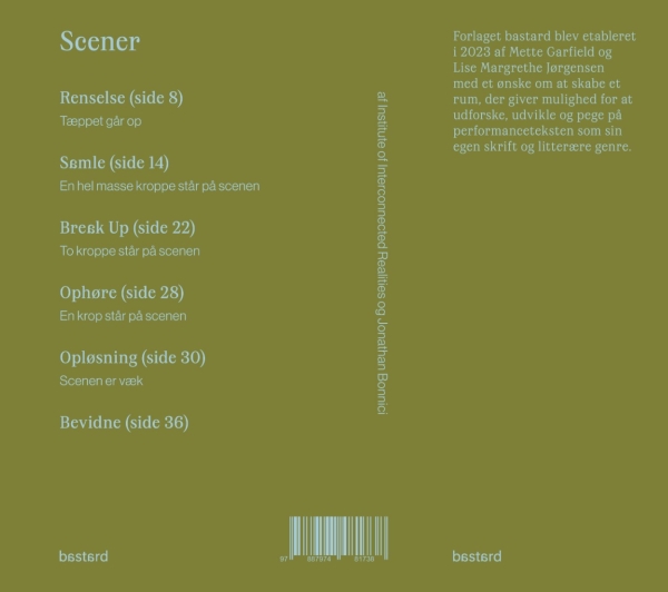 Stages/Scener | Jonathan Bonnici Og I-Ir (Institute Of Interconnected Realities)