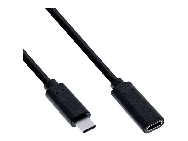 Value Usb-C / Displayport Forlængerkabel Usb-C Bøsning , Usb-C Stik Sort 11.99.5496 4K Uhd Usb-C -Displaykabel