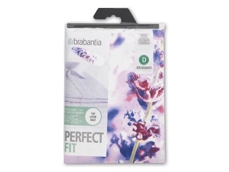 Brabantia 8710755111648, Strygebræt, polstret top betræk, Bomuld, Flerfarvet, Mønster, Abstrakt mønster, Rektangulær