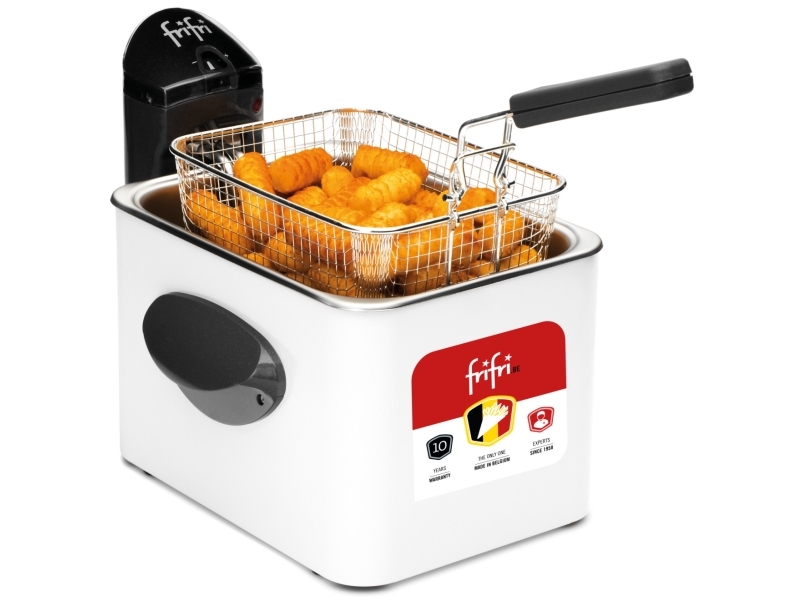 Frifri F1905B, Frituregryde, 3,5 L, 1 kg, Enkelt, Hvid, Knapper