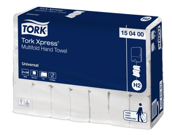 Tork 15 04 00, 3990 Sheets, Paper, White, 575 Mm, 370 Mm, 215 Mm