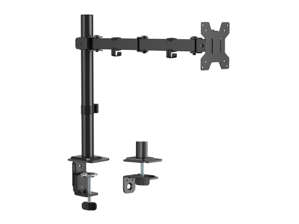 Equip 17"-32" Schwenkbare Monitor-Tischhalterung, Klemme/Durchführung, 10 Kg, 43,2 Cm (17"), 81,3 Cm (32"), 100 X 100 Mm, Schwarz