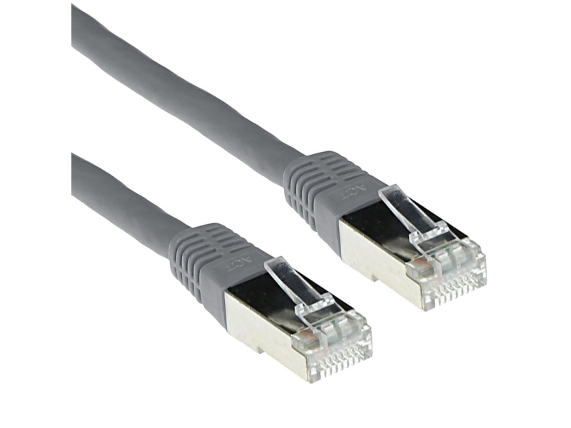 Act 1.00 M Cat6a Sstp Pimf 1 M Cat6a S/Ftp (S-Stp) Gråt Netværkskabel (Ib4001)