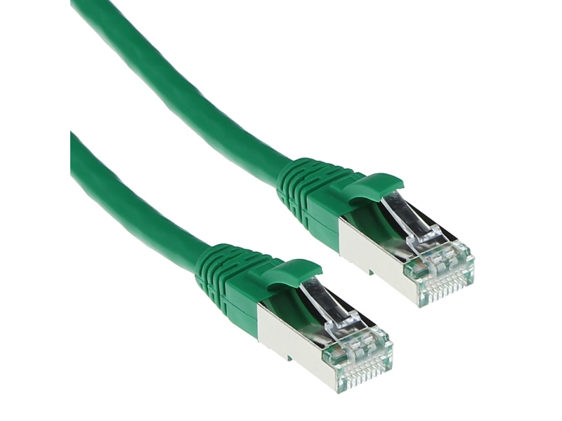 Grünes 3-M-Lszh Sftp Cat6a Patchkabel Snagless Mit Rj45-Steckern