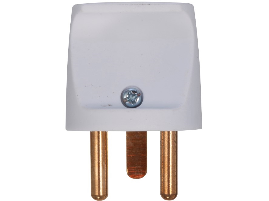 Rund stickpropp vit m/J - F-8531116 | EL Artiklar - Andra EL - Pluggar och uttag | GameStuff