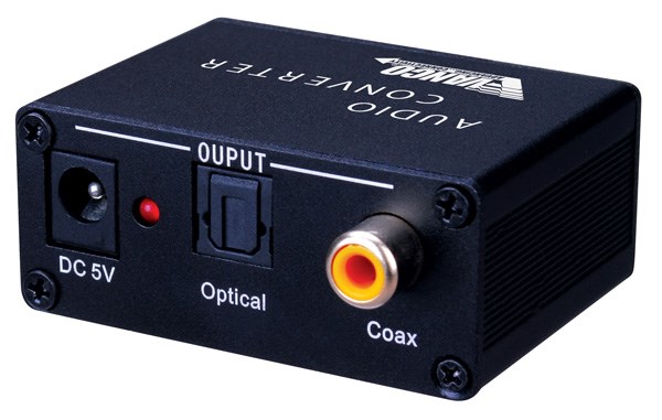 Vanco Digital Audio-Omformer Med Dual Outputs - Optisk / Coax