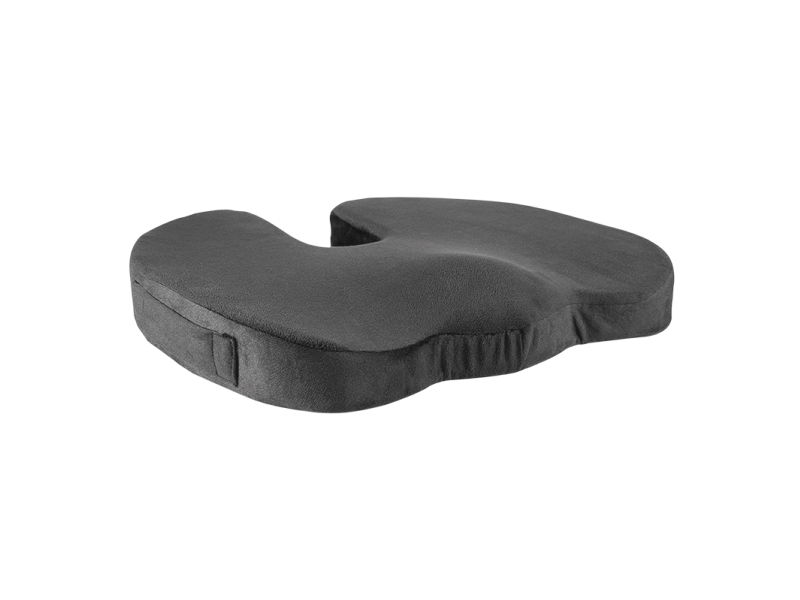 Logilink Orthopädisches Sitzkissen, Schwarz Kern Aus Memory-Schaum Für Optimale Druckverteilung, - 1 Stück (Eo0089)