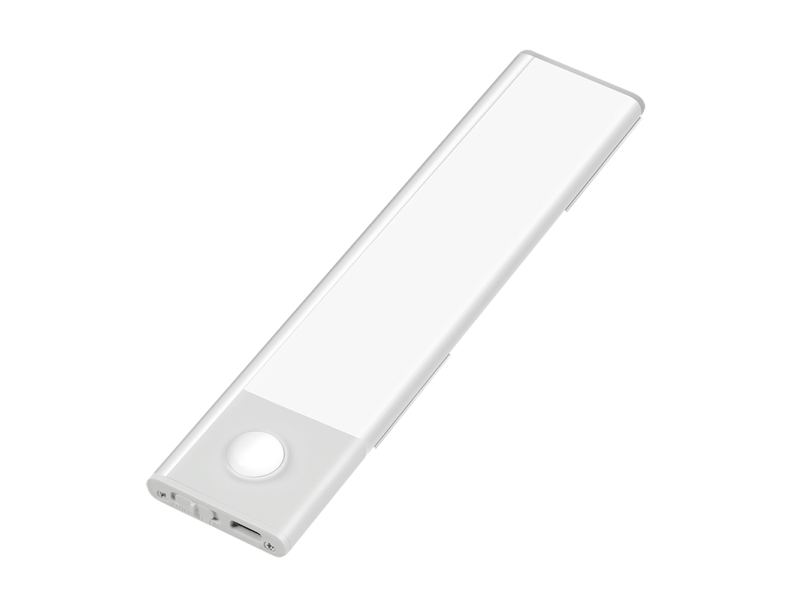 LogiLink LED under-cabinet light, 20 cm, 80 lm, 600 mAh, with motion detector, white