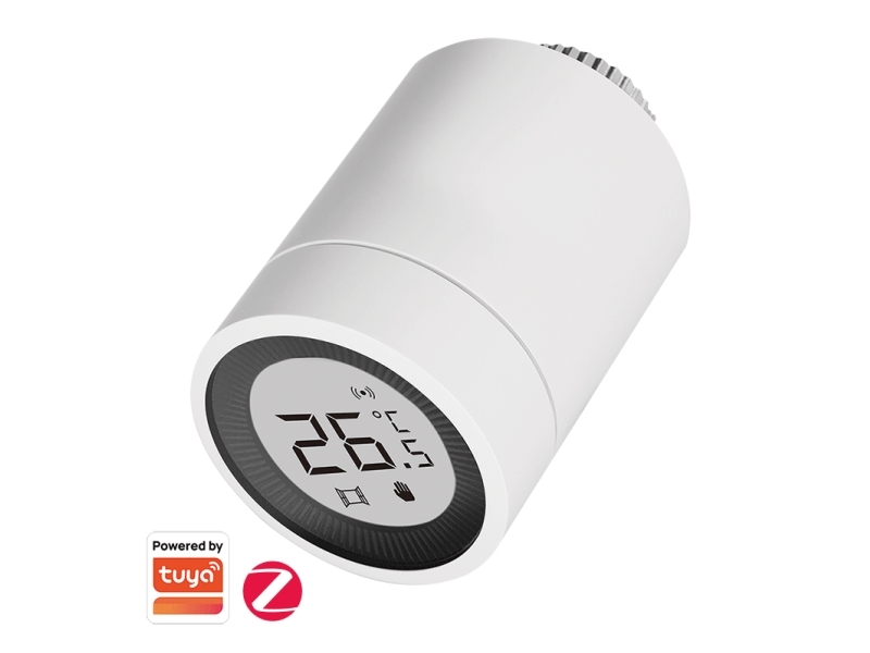 Logilink Wi-Fi Smart Zigbee Thermostatic Radiator Valve, Frost Protection, Tuya Compatible