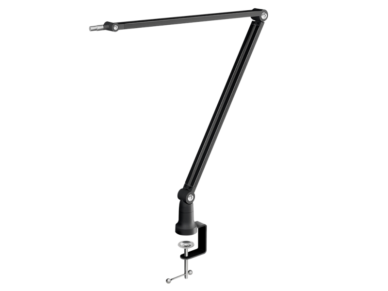 Logilink Mikrofonarm, Armlänge: Bis 840 Mm, Schwarz Voll Einstellbarer 360 Grad Rotierbarer Auslegerarm, - 1 Stück (Aa0184)