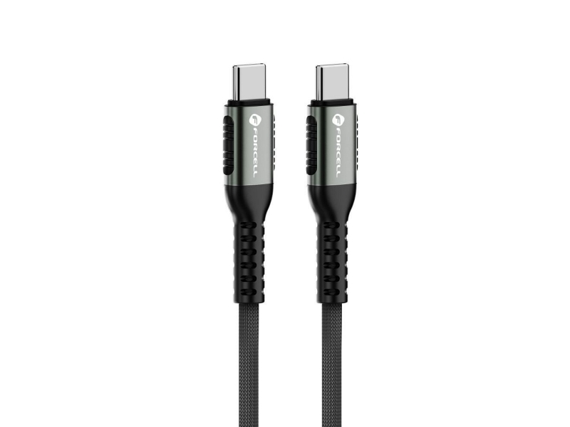 Forcell USB-C kabel - QC4.0 PD 5A 240W Cafule 3 m