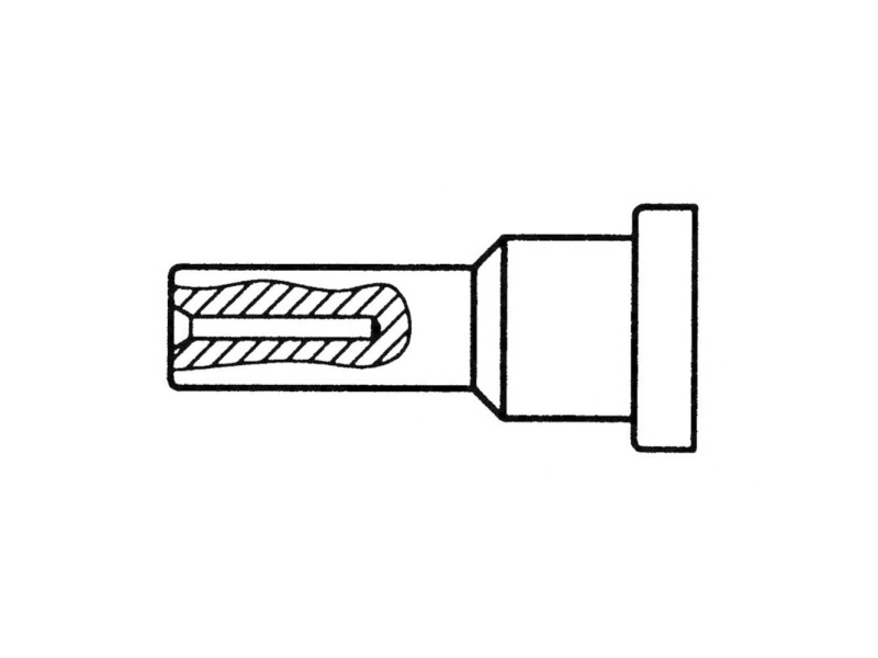 Weller 54441600 Loddespids Målespids Spidsstørrelse 0.5 mm Spids-længde 13 mm Indhold 1 stk