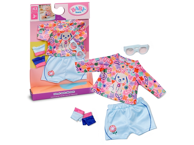 Baby Born Bike Outfit 43Cm, Puppen-Kleiderset, 3 Jahr(E)
