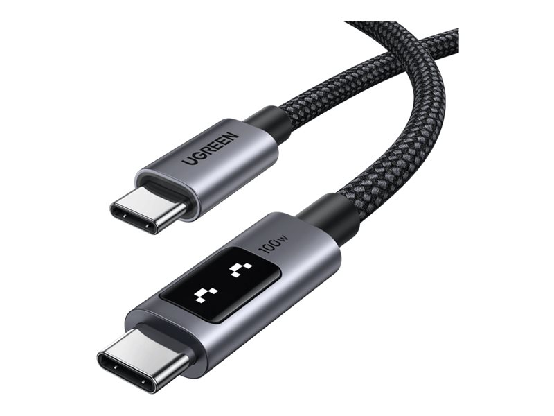 Ugreen Uno - Usb-Kabel - Usb-C (Han) Til Usb-C (Han) - Usb 2.0 - 1 M - Usb Power Delivery (100 W)