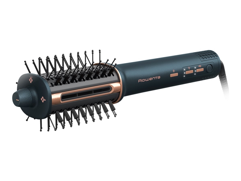 Rowenta Air Brush 3D Haarstyling-Gerät Rowenta Air Brush 3D Haarstyling-Gerät Rowenta Air Brush 3D Heißluftbürste Airflow Copper, Dunkelblau